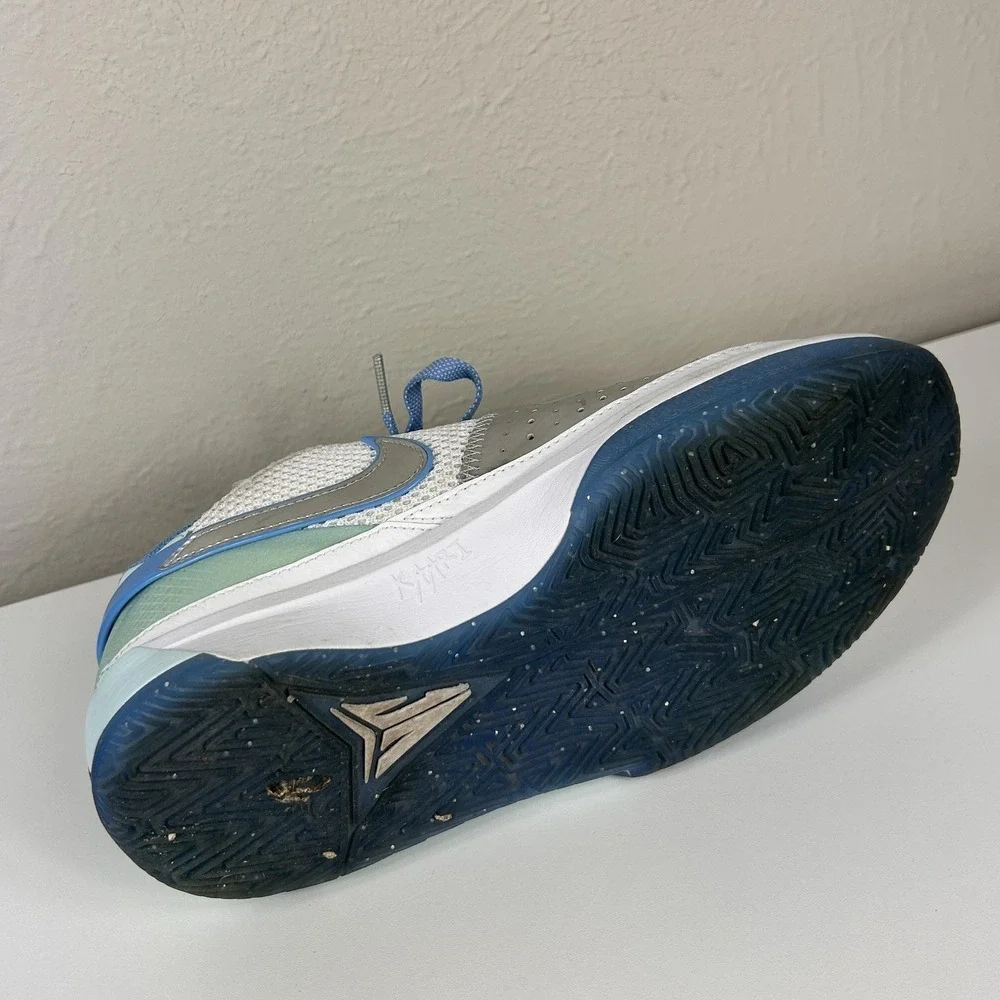 Nike Ja 1 Shoes Youth Size 7Y White Blue Silver Basketball Sneakers FJ1266-400